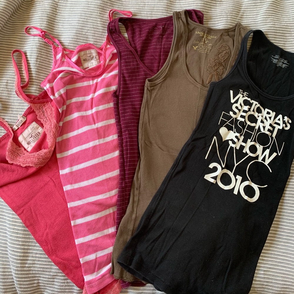 Lot of tank tops!
